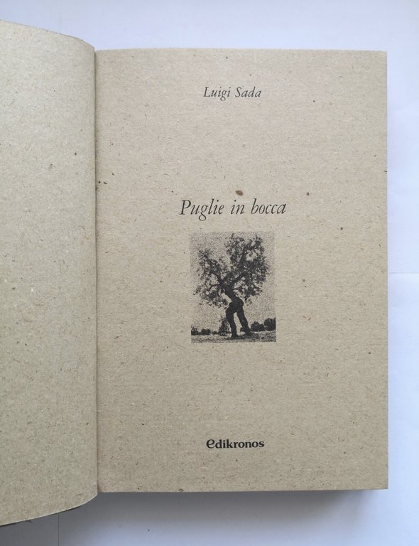 PUGLIE IN BOCCA di Luigi Sada 1985 Edikronos Libro cucina …