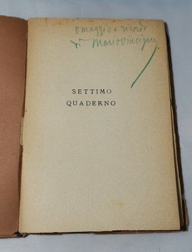 PURGATORIO di Mario Vinciguerra 1929 Palermo Edizioni Del Ciclope libro