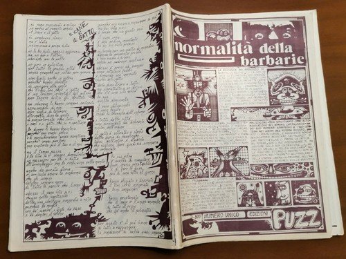 PUZZ normalità della barbarie numero unico 1976 fumetti controcultura alternativ