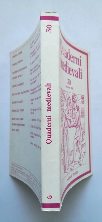 QUADERNI MEDIEVALI Numero 30 dicembre 1990 Dedalo Libro Cardini Musca …