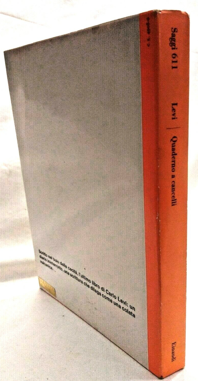QUADERNO A CANCELLI di Carlo Levi 1979 Einaudi libro romanzo … | Immagine Gallery 3