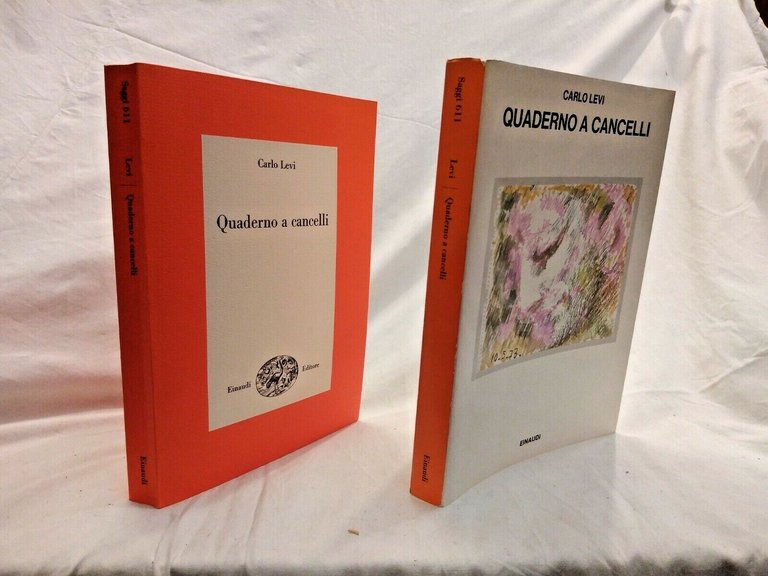 QUADERNO A CANCELLI di Carlo Levi 1979 Einaudi libro romanzo …