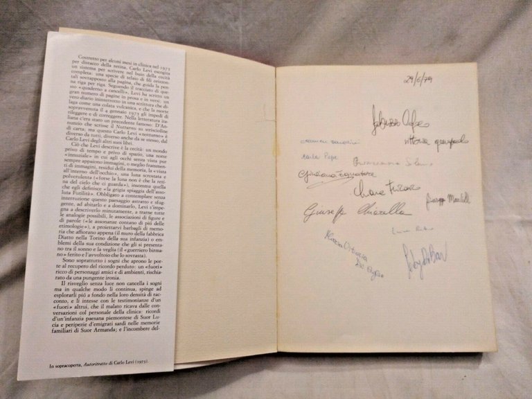 QUADERNO A CANCELLI di Carlo Levi 1979 Einaudi libro romanzo …