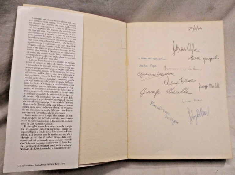 QUADERNO A CANCELLI di Carlo Levi 1979 Einaudi libro romanzo … | Immagine Gallery 5