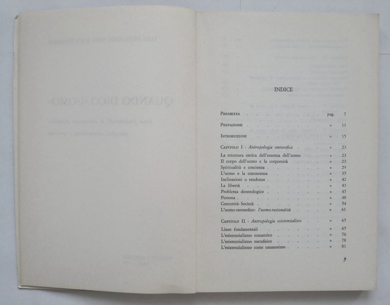 QUANDO DICO UOMO di Elio Leonardi Von Kreuzenberg 1979 Adriatica …