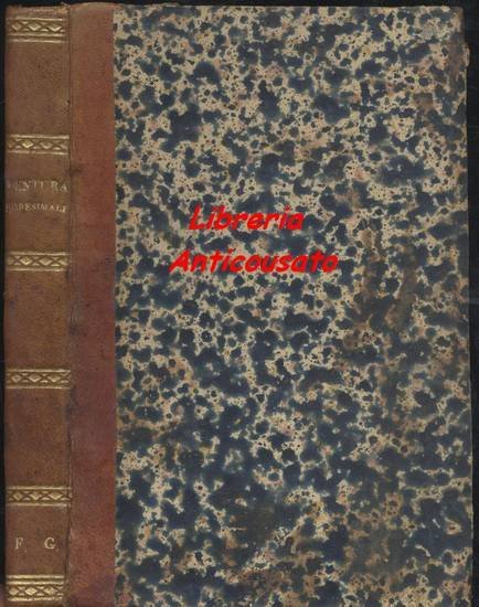 QUARESIMALE IL TESORO NASCOSTO di Padre Gioacchino Ventura 1852 Rondinella …