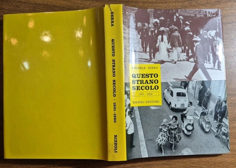 QUESTO STRANO SECOLO di Michele Serra 1960 Rizzoli Libro cofanetto