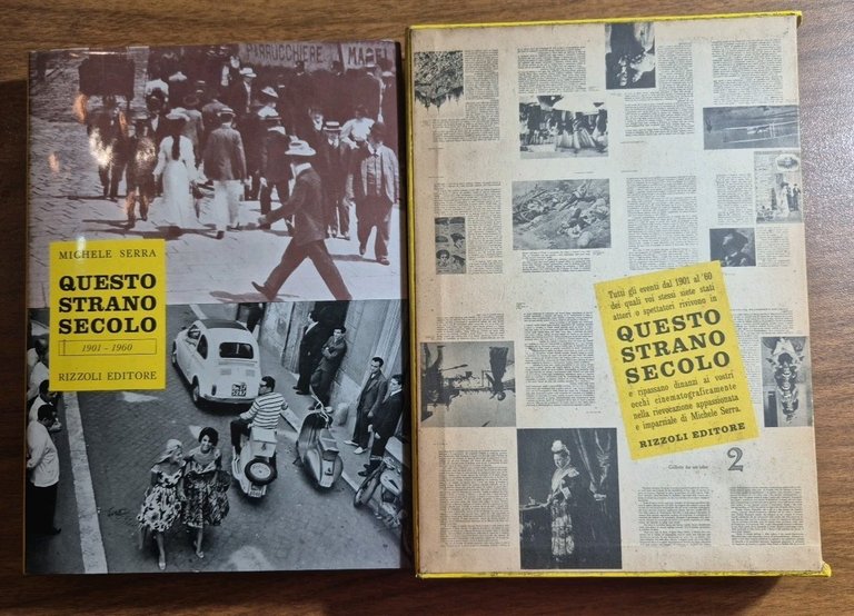 QUESTO STRANO SECOLO di Michele Serra 1960 Rizzoli Libro cofanetto