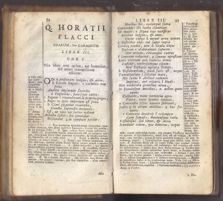 QUINTUS HORATIUS FLACCUS a Joanne Bond illustratus 1747 Remondini Libro …