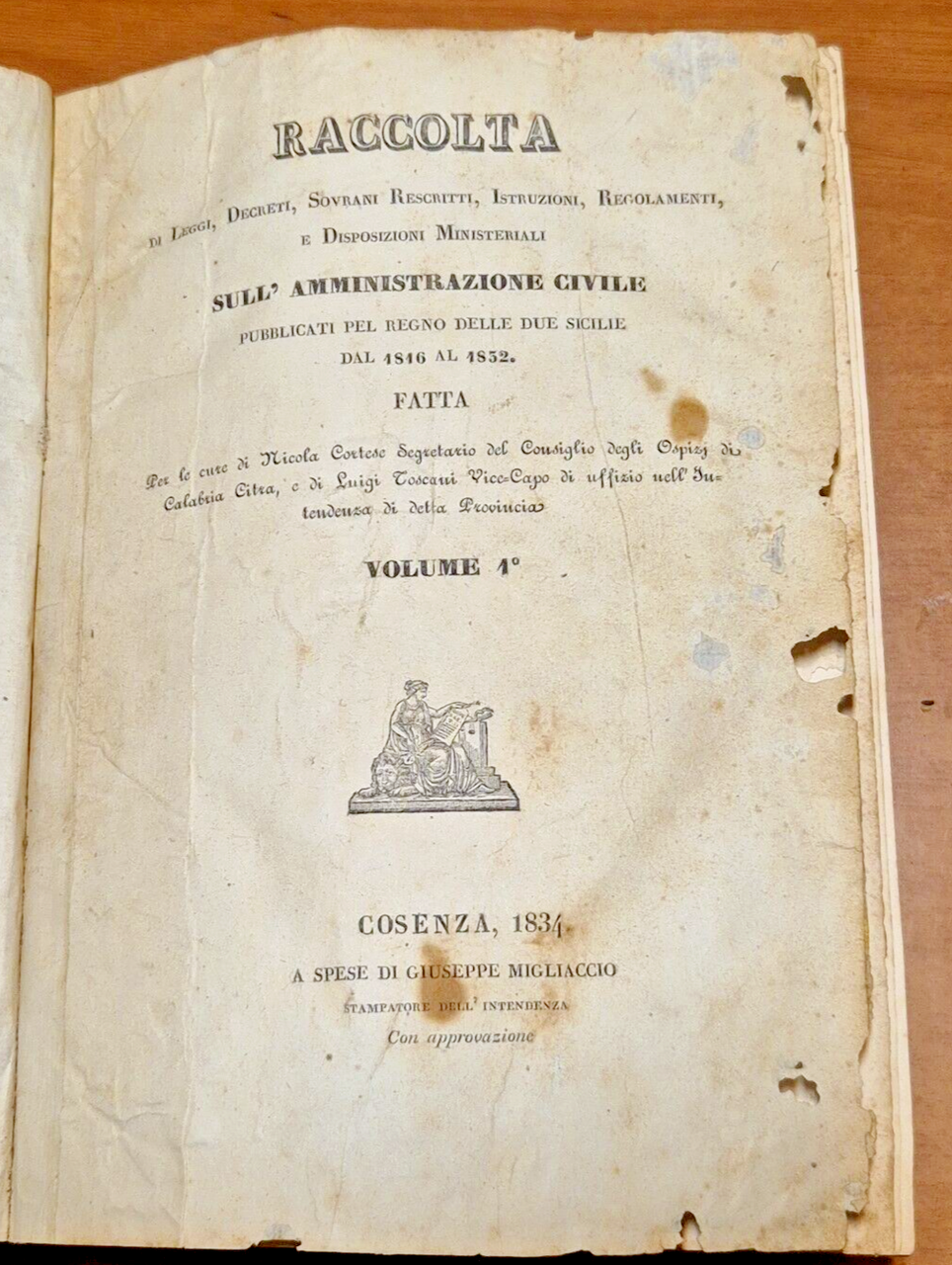 RACCOLTA DI LEGGI DECRETI REGOLAMENTI DEL REGNO DELLE DUE SICILIE …