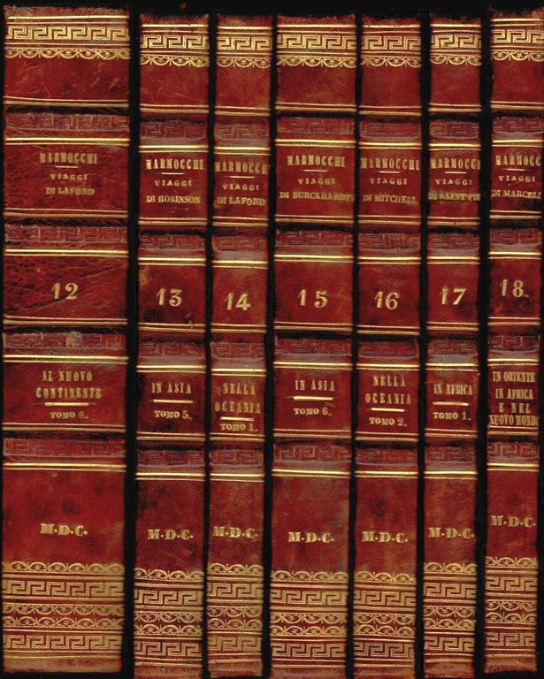 RACCOLTA DI VIAGGI DALLA SCOPERTA NUOVO CONTINENTE di Marmocchi 18 …