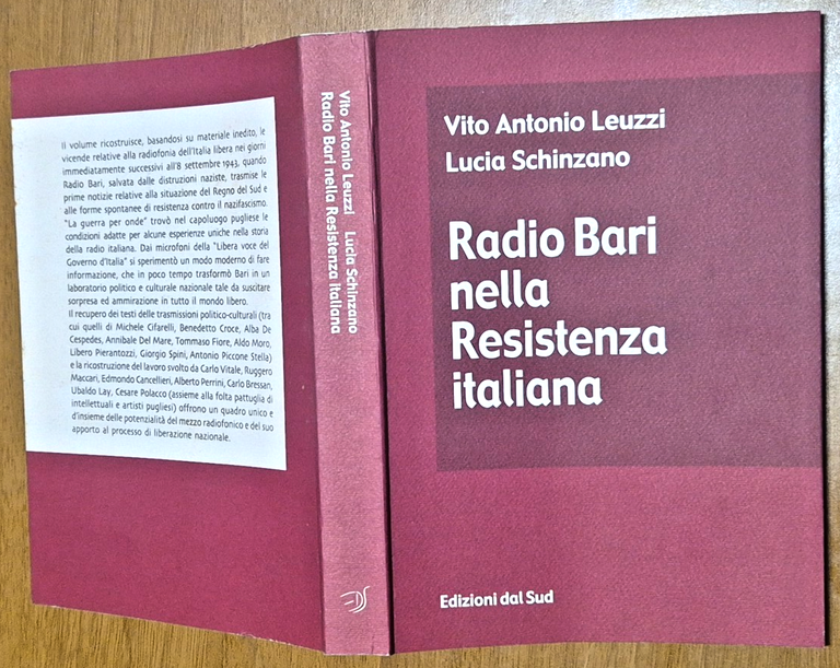 RADIO BARI NELLA RESISTENZA ITALIANA di Leuzzi e Schinzano 2005 …