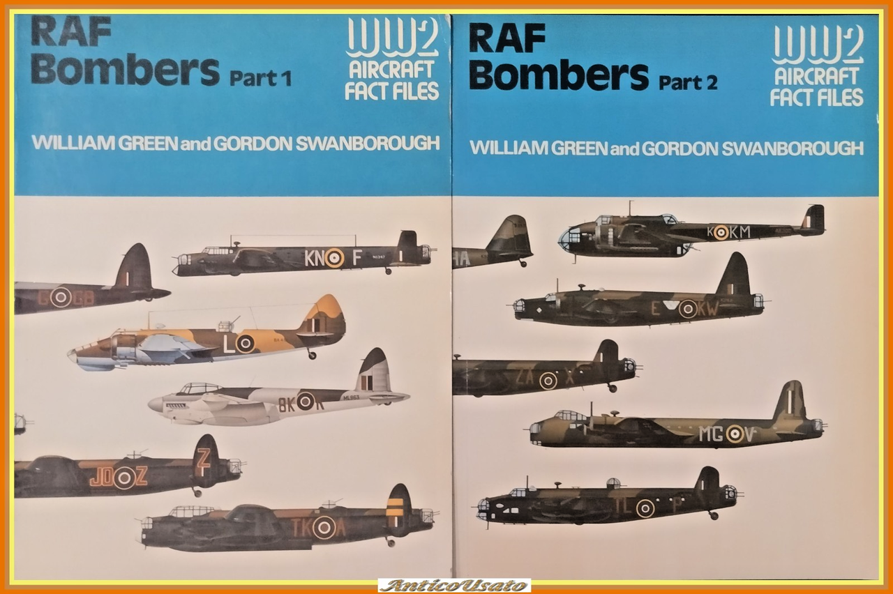 RAF BOMBERS di W Green G Swanborough 2 Volumi 1979 …