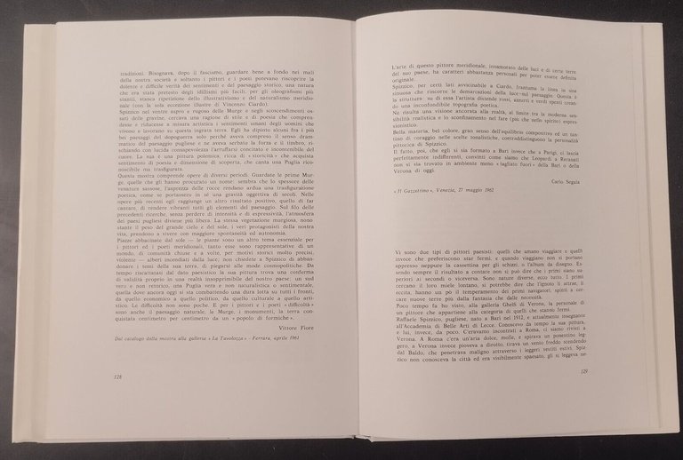 RAFFAELE SPIZZICO CON UN PROFILO DI GIUSEPPE CASSIERI 1969 Dedalo …