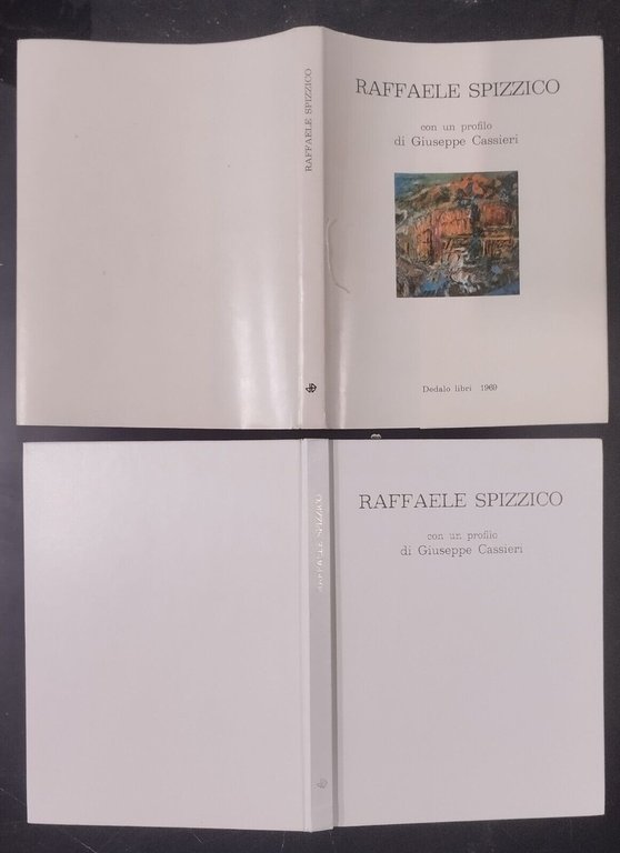 RAFFAELE SPIZZICO CON UN PROFILO DI GIUSEPPE CASSIERI 1969 Dedalo …