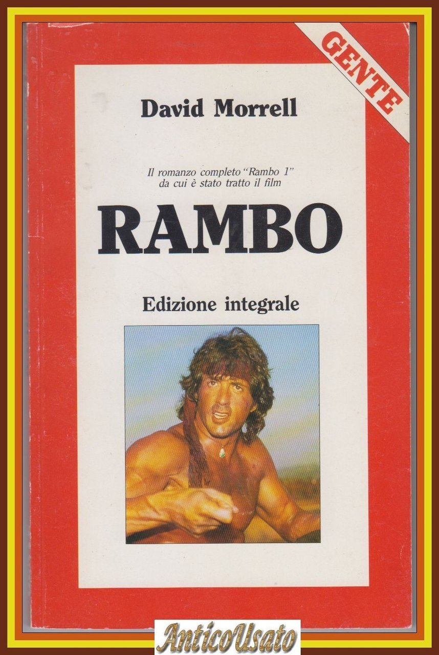 RAMBO Edizione Integrale di David Morrell Romanzo Completo 1990 Gente … | Immagine principale