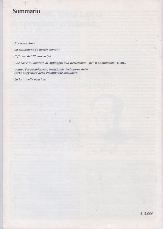 RAPPORTI SOCIALI numero 16 rivista di dibattito per il comunismo …