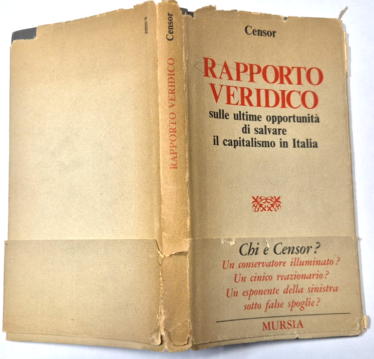 RAPPORTO VERIDICO opportunità di salvare il capitalismo Italia Censor 1975 … | Immagine Gallery 2