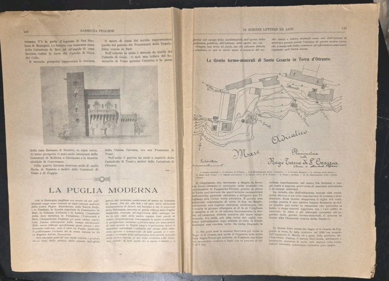 RASSEGNA PUGLIESE di Scienze Lettere e Arti APRILE 1911 Grotte …