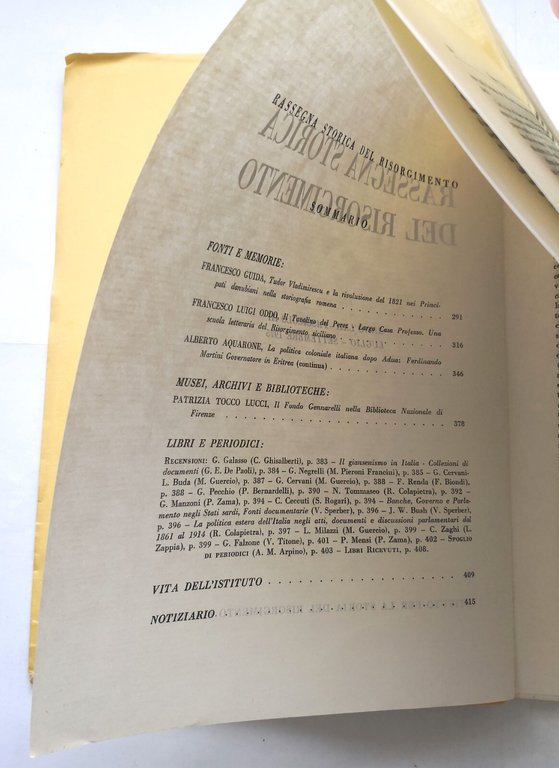 RASSEGNA STORICA DEL RISORGIMENTO fascicolo 3 luglio settembre 1975 rivista