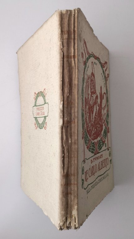 RE CARLO ALBERTO quattro quadri di Domenico Tumiati 1909 Treves …