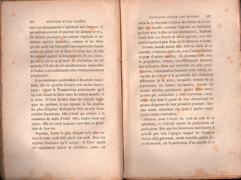 RECITS DE L'INFINI LUMEN HISTOIRE D'UNE COMETE di Flammarion 1873 …