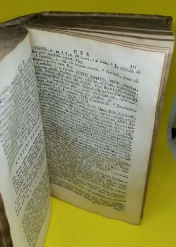 REGIA PARNASSI SEU PALATIUM MUSARUM 1746 Remondini dizionario Libro antico