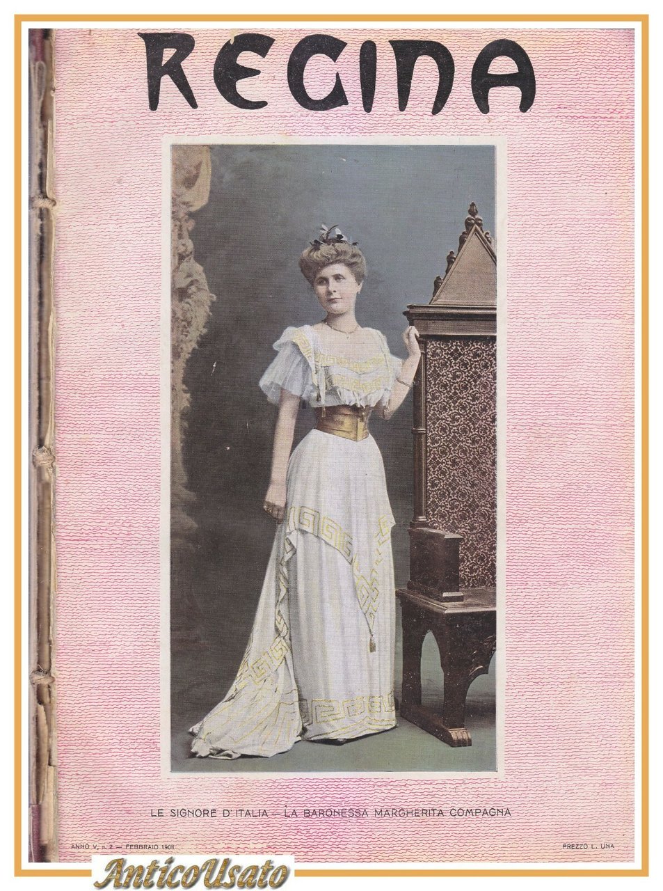 REGINA rivista per le signore e le signorine 1908 febbraio …