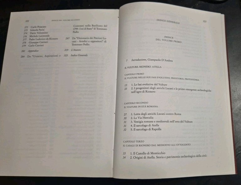 REGIO VULTURIS 2 volumi di Enzo Cervellino IL VULTURE ATELLA …