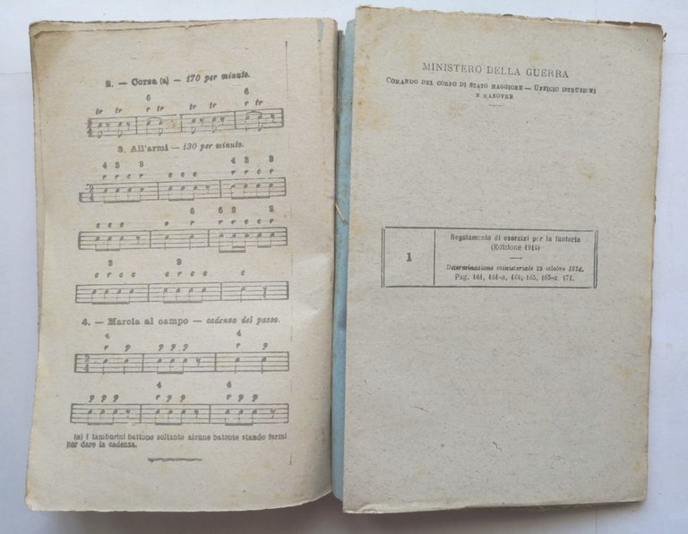 REGOLAMENTO DI ESERCIZI PER LA FANTERIA Numero 17 1914 Voghera …