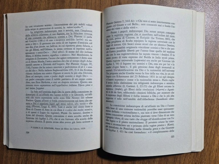 RELIGIOSITÀ INDOEUROPEA di Hans Gunter 1970 Edizioni di AR Libro