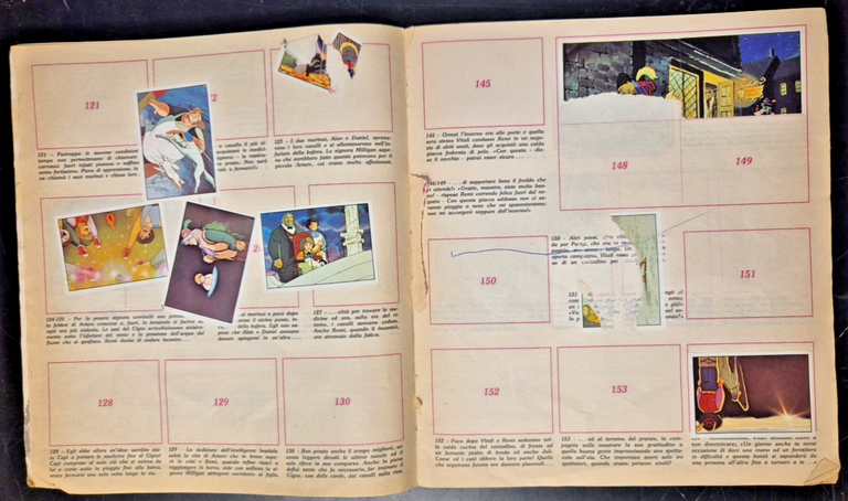 REMI album figurine Panini da recupero 43 figurine Remì 1979