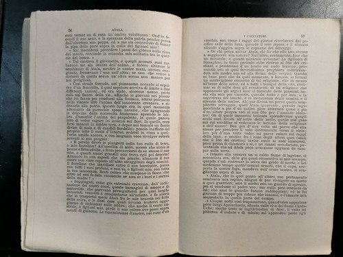 RENATO ATALA di Chateaubriand 1883 Sonzogno Biblioteca Universale libro Antico