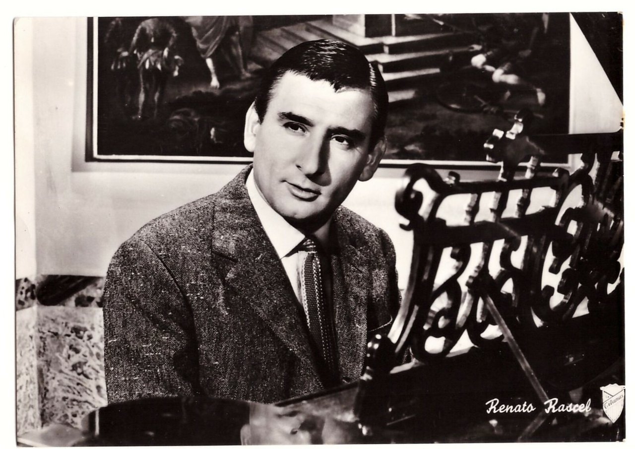 Renato Rascel nel film Arrivederci Roma Cartolina non viaggiata Vintage …