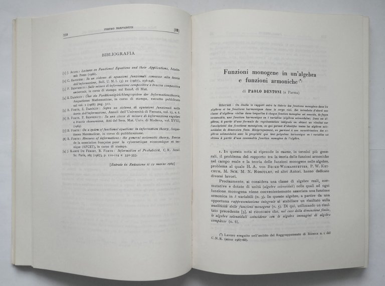 RENDICONTI DI MATEMATICA serie VI volume 2 fascicoli 1 2 …