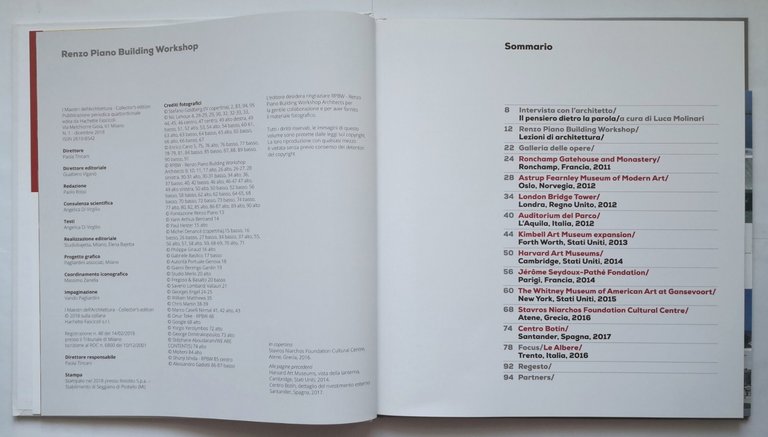 RENZO PIANO BUILDING WORKSHOP a cura di Angelica Di Virgilio …