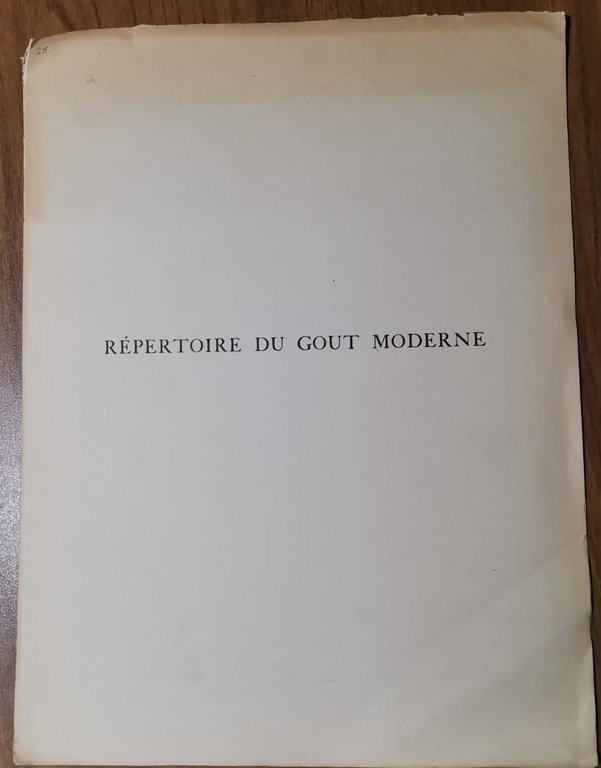 REPERTOIRE DU GOUT MODERNE 7 tavole colori 1928 interior design …