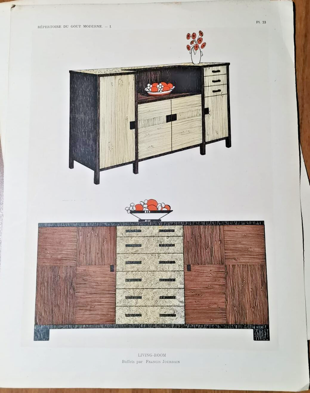 REPERTOIRE DU GOUT MODERNE 7 tavole colori 1928 interior design …