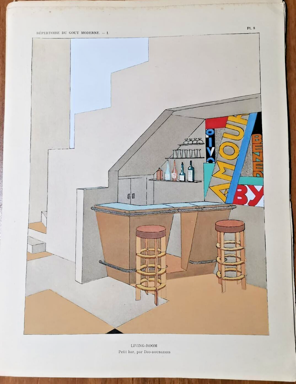 REPERTOIRE DU GOUT MODERNE 7 tavole colori 1928 interior design …
