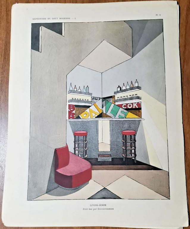 REPERTOIRE DU GOUT MODERNE 7 tavole colori 1928 interior design …