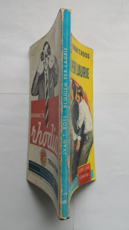REQUIEM PER LAURIE di Ivan Ross 1962 Mondadori libro giallo …