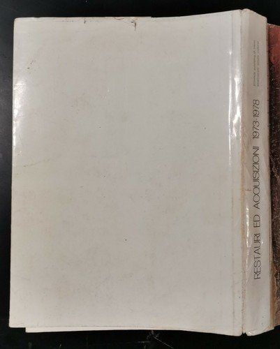 RESTAURI ED ACQUISIZIONI 1973 1978 catalogo della mostra Trento libro …