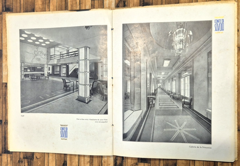 REX CONTE DI SAVOIA la premiere classe Brochure Originale in …