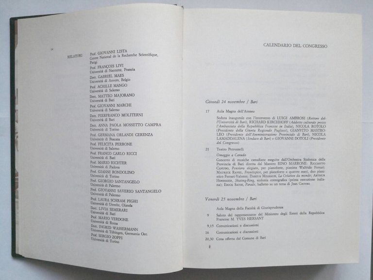 RICCIOTTO CANUDO a cura di GIovanni Dotoli 1978 Grafischena libro …