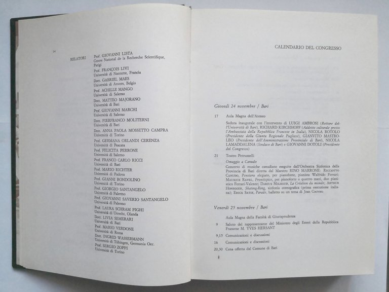 RICCIOTTO CANUDO a cura di GIovanni Dotoli 1978 Grafischena libro …