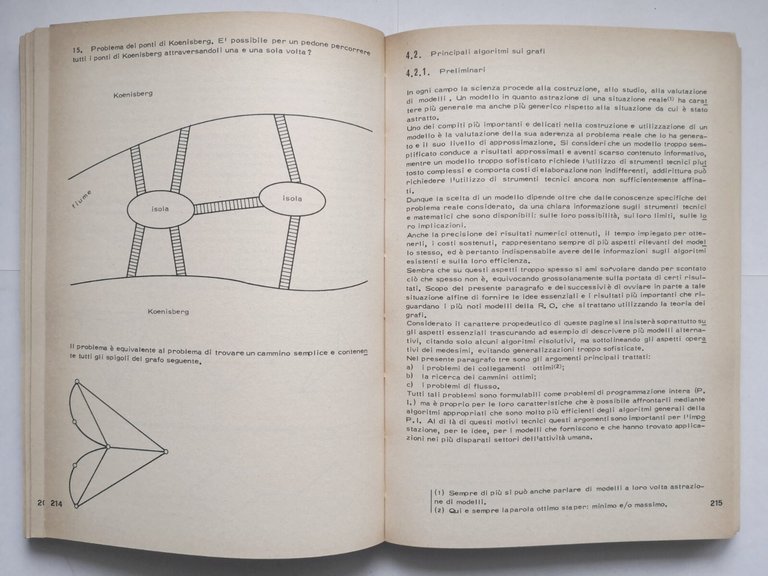 RICERCA OPERATIVA di Daboni Malesani Manca Ottaviani 1982 Zanichelli Libro