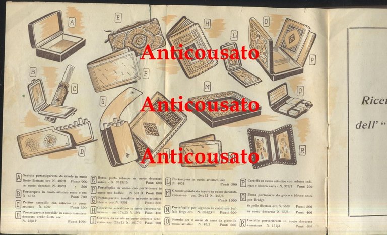 RICETTE PER L’USO DELL’OVOCREMA CATALOGO DEI REGALI RACCOLTA PREMI brochure