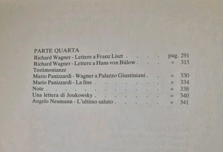 RICHARD WAGNER DIARIO VENEZIANO lettere a Matilde Wesendonck 1983 Corbo …