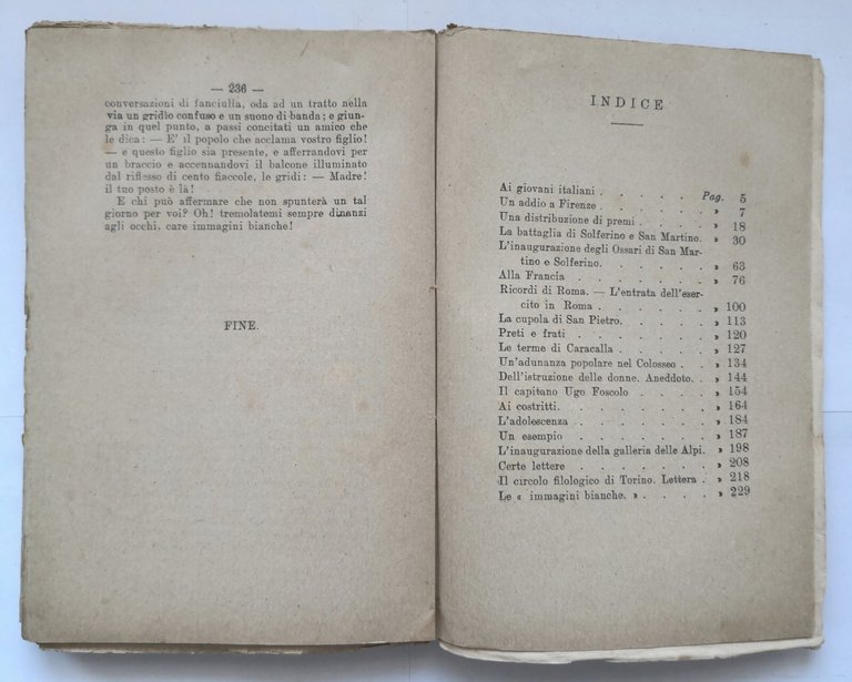 RICORDI DEL 1870 1871 di Edmondo De Amicis 1914 Madella …