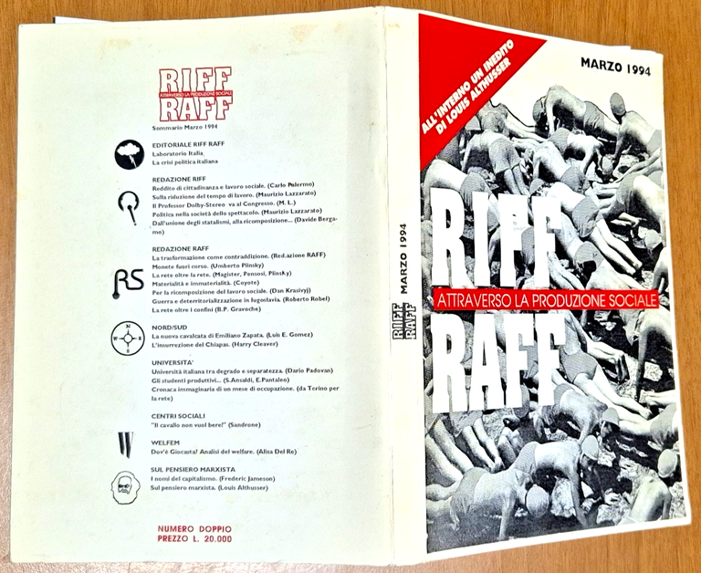 RIFF RAFF attraverso la produzione sociale Marzo 1994 Calusca Rivista …